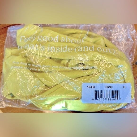 NWT Andie Swim Cheeky Bottom in Yellow, Medium Rise, High Leg Cut, XL - Picture 12 of 14